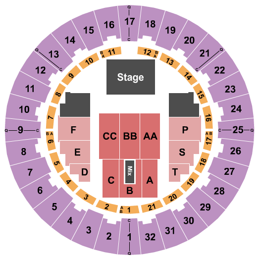 Neal S. Blaisdell Center Ado Seating Chart